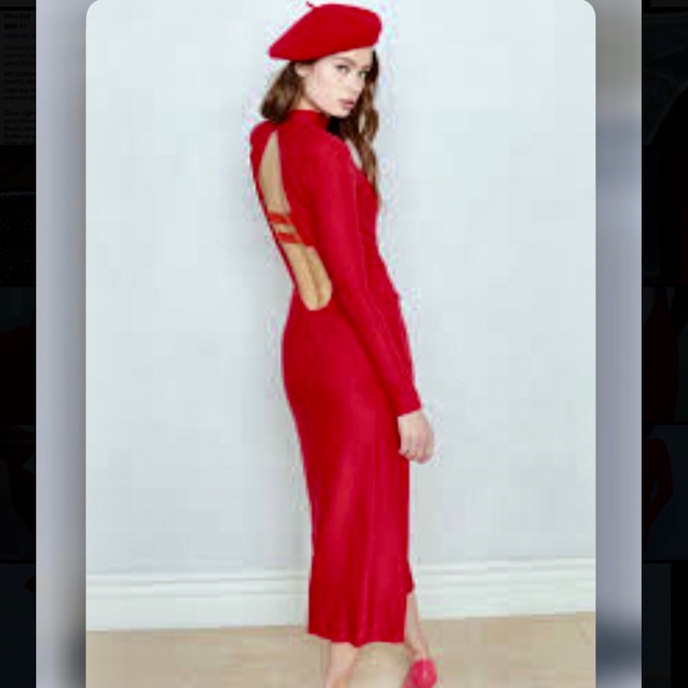 We are HAH (Hot as hell) Southern Lady Dress Sz S and L Rouge Red-VerySexy dress - Picture 4 of 16